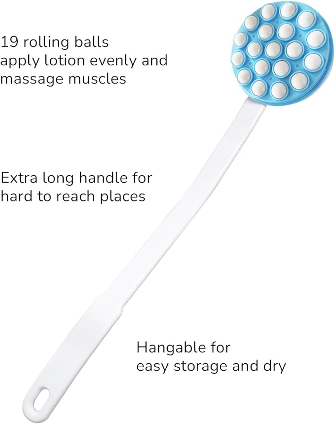 Lotion Applicator for Back, Back Lotion Applicator for Women Elderly, Long Handled Back Lotion Applicators for Your Back, Easy Reach Self Apply Body Lotion, Cream Moisturizer, Sunscreen