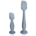 Diaper Cream Spatula, 2 Pack Butt Spatula Baby, Full-Size + Mini Silicone Diaper Cream Applicator for Babies, Newborn Baby Necessities (Blue)
