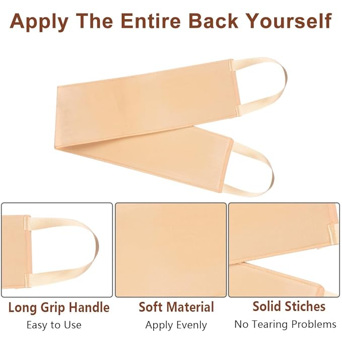 Self Tanner Back Applicator - Back Tanning Applicator for Easy Self Tan Back Applicator Application, Back Applicator for Self Tanning, Lotion, Cream & Moisturizer for Smooth Coverage
