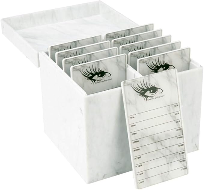 Aufbewahrungsbox für Wimpern aus Acryl, 10 Schichten