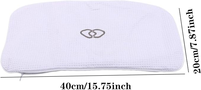 Inflatable Bath Pillows for Tub,Bath Tub Pillows for Head and Neck Support,Ergonomic Bath Pillows with Non-Slip Suction Cups,Bath Pillow for Spa Gifts Tub Women Bathroom Accessories Soaking