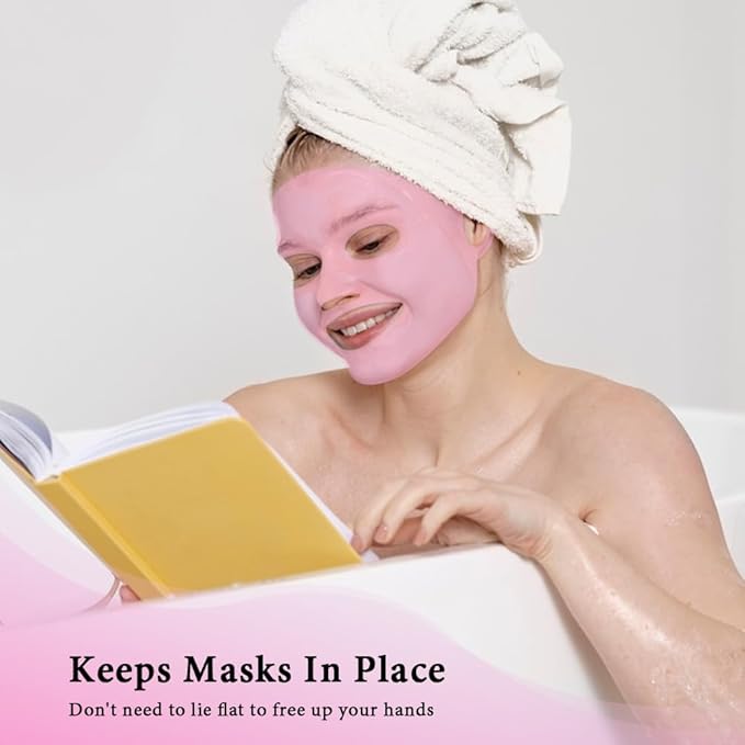 Silicone Face Mask Cover and Ice Face Pack Mask, Cooling Hot Eye Face Compress Reusable Skin Care Gift Set for Women Acid Puffiness Relief Swelling Migraine Beauty Spa Essentials