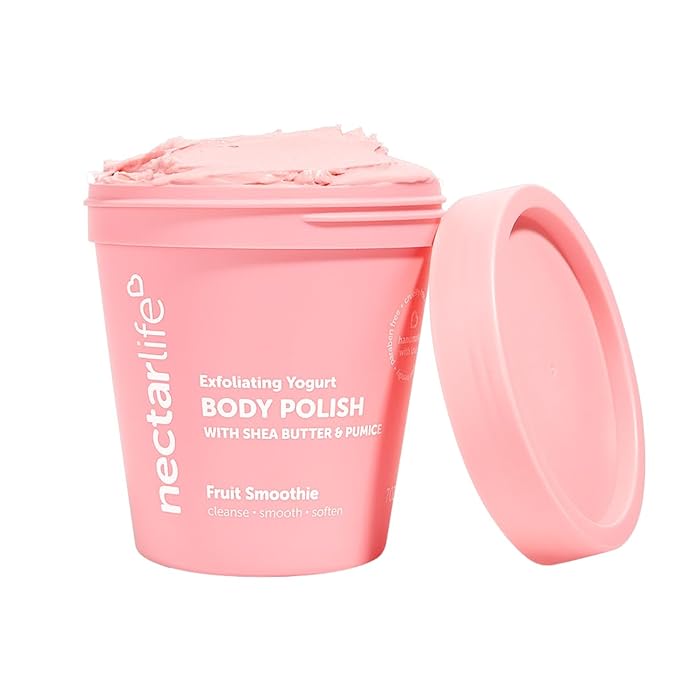 Nectar Life Exfoliating Body Polish with Ground Pumice, 5 oz (Fruit Smoothie)