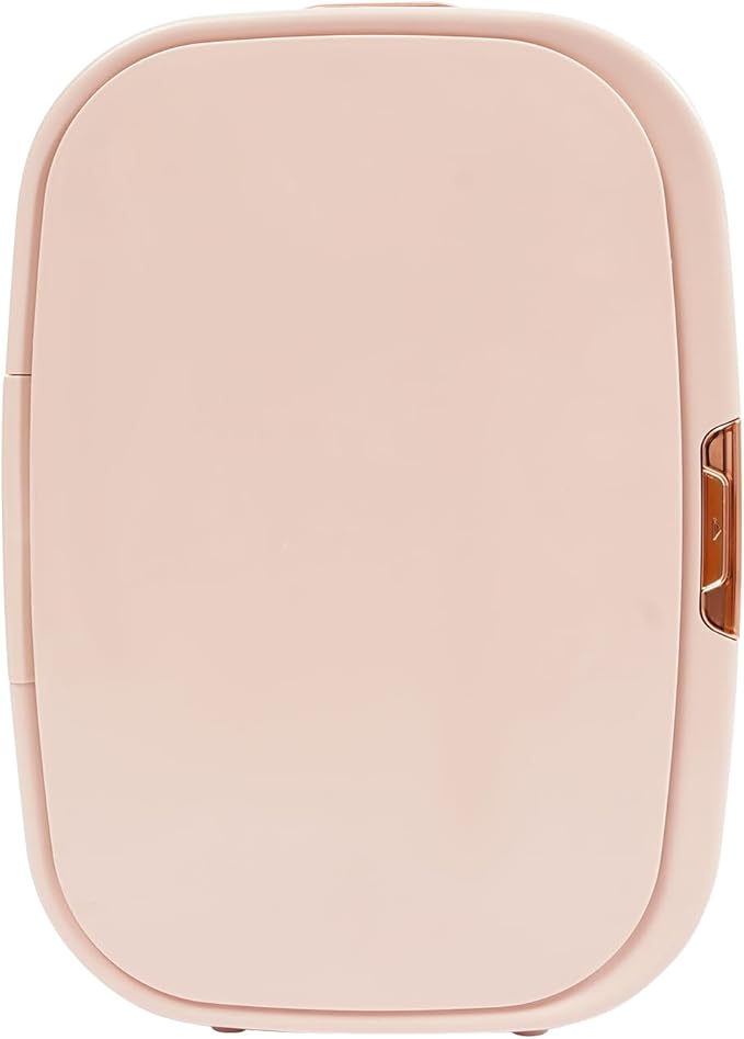 12L Beauty Fridge-50W/48W Dual-Function Cooling/Heating Cosmetic Refrigerator with Smart Thermostat, Compact Mini Skincare Fridge, Low Noise Operation (Pink)