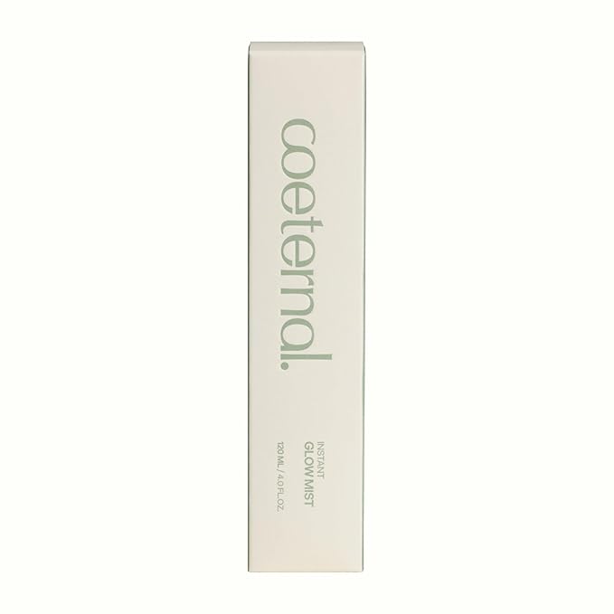 Instant Glow Mist, Hydrating Lightweight Korean Face Mist with Algae 11, Niacinamide and Turmeric root, Moisturizing Spray for Dewy, Glass Skin, For Dry or Sensitive Skin, 120ml / 4.0 fl.oz.
