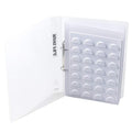 70 Pairs of Eyelash Display Card, Eyelash Storage Book, White False Eyelashes Template Catalog Storage Case