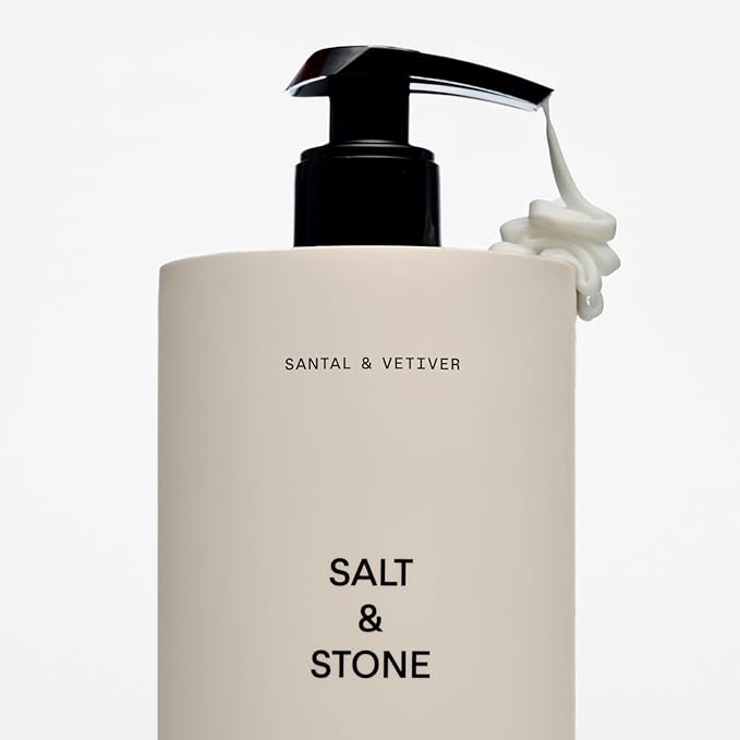 Salt & Stone Body Lotion for Women & Men | Santal & Vetiver | Hydrates, Nourishes & Softens Skin | Restores Dry Skin | Fast-Absorbing | Cruelty-Free & Vegan | 15.2 fl oz