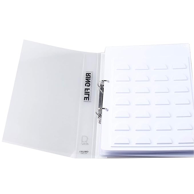 70 Pairs of Eyelash Display Card, Eyelash Storage Book, White False Eyelashes Template Catalog Storage Case