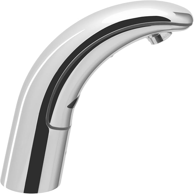 Sloan Optima EAF-150 Sensor Activated Touch-Free Faucet, Commercial Grade with Mounting Hardware - 1.5 GPM Battery-Powered Deck-Mounted Mid Body, Polished Chrome Finish, 3335000