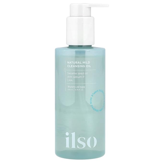 ilso Natural Mild Cleansing Oil/Daily Makeup Blackheads Removal 200mL