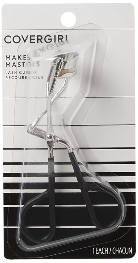 COVERGIRL Makeup Masters Eyelash Curler, Easy to Use, High Drama Lashes, 1 Count, Gentle and Easy Way to Curl Lashes, High Impact Lashes, Eye-Opening Effects