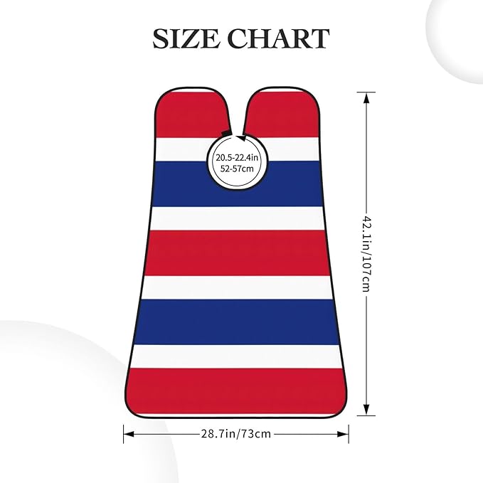 Flag Of Georgia Print Beard Bib Shaving Apron, Beard Hair Trimming Cape Gift For Dad