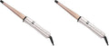 Remington Shine Therapy Argan Oil & Keratin Infused ½-1 Inch Tapered Curling Wand for Natural Curls,Includes Heat Glove,(Pack of 2)