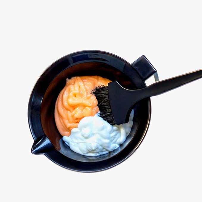 Beaupretty Hair Dye Bowl Set 4Pcs Plastic Hair Color Mixing Bowls for Salon Use Convenient and Reusable Dyeing Supplies