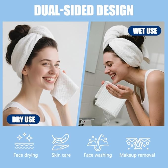 Disposable Face Towels 10"×12" Makeup Remover and Clean Soft and Thick Dry Wipes Facial Tissue XL Towelettes 600 Count