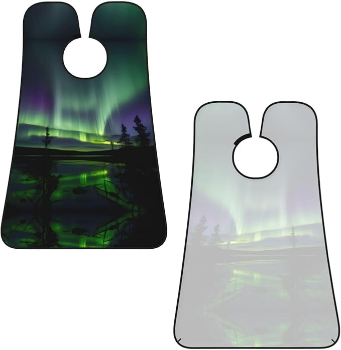 Jellyfish Pattern Print Beard Bib Shaving Apron, Beard Hair Trimming Cape Gift For Dad