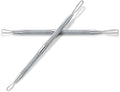 Professional Blackhead Remover Blemish Extractor Tool - Pimple Comedone Removal 2-in-1 Stainless Steel Pimple Popper(2pcs)