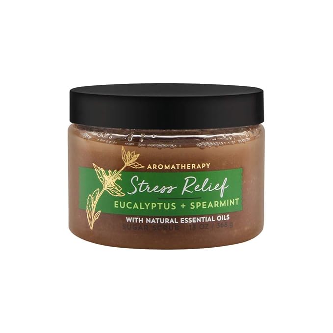 Bath & Body Works Eucalyptus Spearmint Stress Relief Sugar Body Scrub 13 Ounce