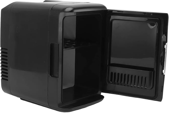 4L 6 Can Mini Portable Fridge for Cosmetics, Baby Products, and More with Removable Shelf and Cooling/Heating Functionality(US)