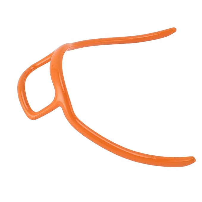 Tyenaza Beard Shaper, Hair Grooming Versatile Portable Shaping Tool Face Hair Styling Template for Men (Orange)