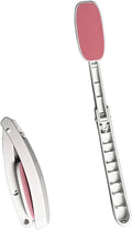 Back Cream Aid,Cream Applicator for The Back,Foldable Lotion Applicator with Long Handle,Cream Aid for Back Sun Cream, Self Tanning Back Applicator (Pink)