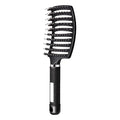 Magical Ultra Detangling Brush for Wet or Dry Hair, Detangler Brush, Fast Drying Styling Massage Hairbrush for Men, Women and Kids (Black)