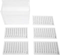 Eyelash Case Acrylic Storage Makeup Organizer, 5 Drawer Fake Eyelash Extensions Display Stand False Eye Lash Storage Box Glue Pallet Holder, Dustproof Clear