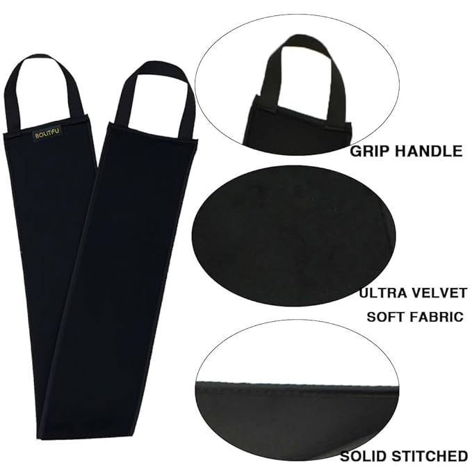 4 Pack Self Tanning Mitt Applicator Kit, with Self Tanner Mitt, Self Tan Back Applicator, Exfoliating Glove, Flat Top Face Tanner Brush, Tan mit for Self Sunless Tanner (black)