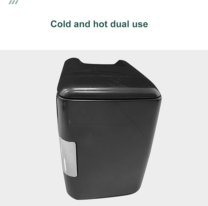 Mini Fridge Cooler Warmer, 4L 6 Portable Beauty Refrigerator for Bedroom, Car, Skincare, Cosmetics, Beauty Fridge with Removable Shelf Design and Energy Saving (US Plug)