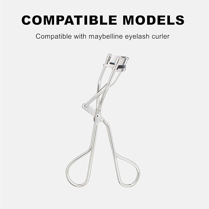 36Pack Compatible with Maybelline Eyelash Curler Refills,High Elasticity Eye Lash Curlers Refill Pads Compatible with Maybelline Eyelash Curler.