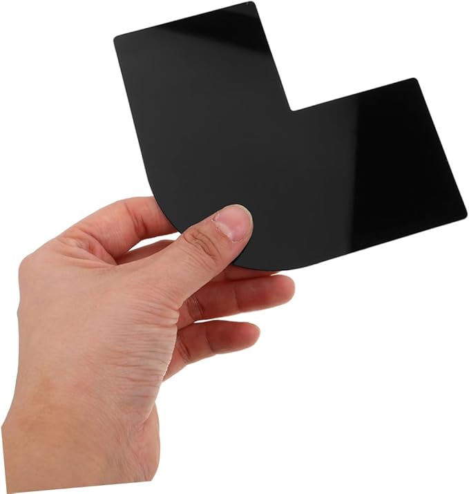 NOLITOY Hairline and Beard Shaping Tool Precision Guide Card for Symmetrical Hairline Design and Beard Styling Material Easy to Use Shape Template