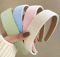 Huachi Headbands for Women Non Slip 1 inch Wide Cute Headbands for Girls, Trendy Head Bands Elastic Hair Bands Fashion Hair Accessories for Women 4PCS