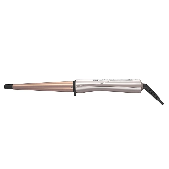 Remington Shine Therapy Argan Oil & Keratin Infused ½-1 Inch Tapered Curling Wand for Natural Curls,Includes Heat Glove,(Pack of 2)