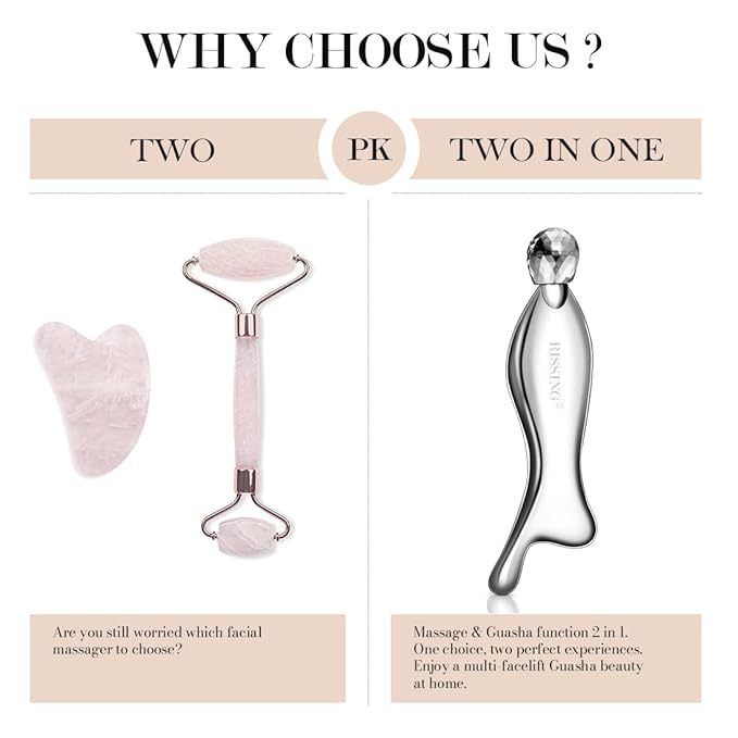 4-in-1 Gua Sha Facial Tools: Stainless Steel Gua Sha Tool (Luxury Box Edition)