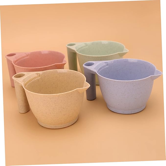 minkissy 8 Pcs Hair Dye Tools Tint Mixing Bowls Hair Tint Measuring Cup Color Mixing Bowls Colorful Dye Salon Dying s Dying
