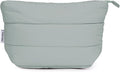 Narwey Travel Makeup Bag for Women Girl, Puffer Makeup Up Organizer Bag Cosmetic Bag, Puffy Cute Makeup Pouch Purse, Travel Toiletry Bag (Sage Green)