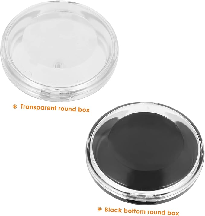 minkissy 5pcs Transparent Eyelash Storage Organizer Box Cosmetic Case for False Eyelashes for Go Use