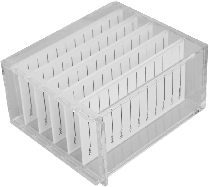 5 Layers Acrylic Eyelash Storage Box Clear Single Eyelash Implant Holder Case for Makeup Display Container