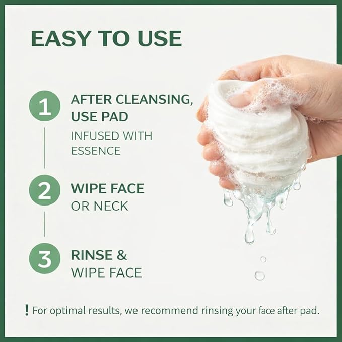 Novaluxe Face Cleansing Pads for Face Wash, Foaming Exfoliating Pads with BHA & Heartleaf, Deep Pore Cleansing & Oil Control, Rinse-Off Facial Pads Alternative to Toner Pads, 70 Count