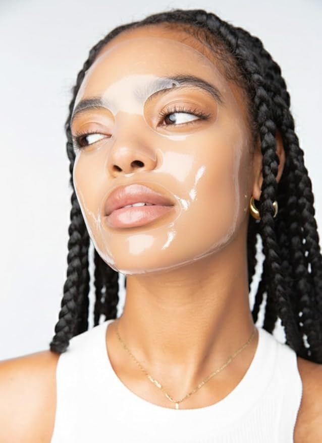 LOOPS Beauty Bridgerton™ NETFLIX Lady in Silver Set - The Best Hydrogel Face Masks for Every Skin Moment Face Mask - 2 Hydrating Masks - Dew Cloud and Dream Sleep - All Skin Types, 2pc