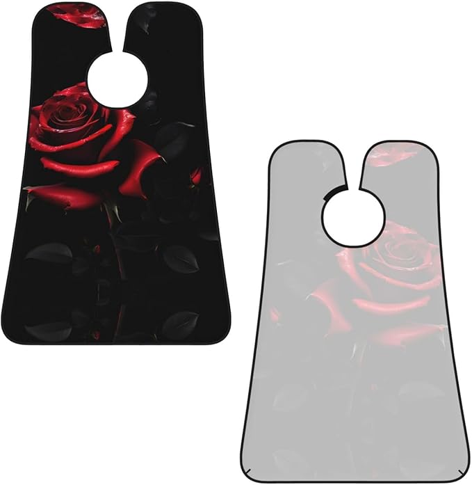 Purple Music Notes Print Beard Bib Shaving Apron, Beard Hair Trimming Cape – For Dad