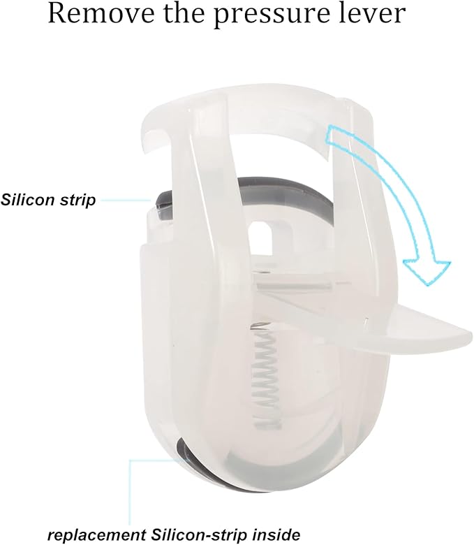 Travel Size Eyelash Curlers, Mini Portable Small Eyelash Curler, Wide-Angle Design for Flexible Use and Rounded Not Hurt Eyelashes