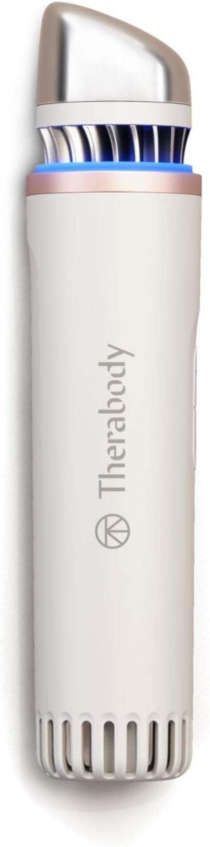 Therabody TheraFace Depuffing Wand – Cold and Heat Skincare Treatment to Depuff and Glow; Beauty Wand, Face Roller and Eye Massager for Eye Puffiness, Dark Circles and Skin Radiance (White)