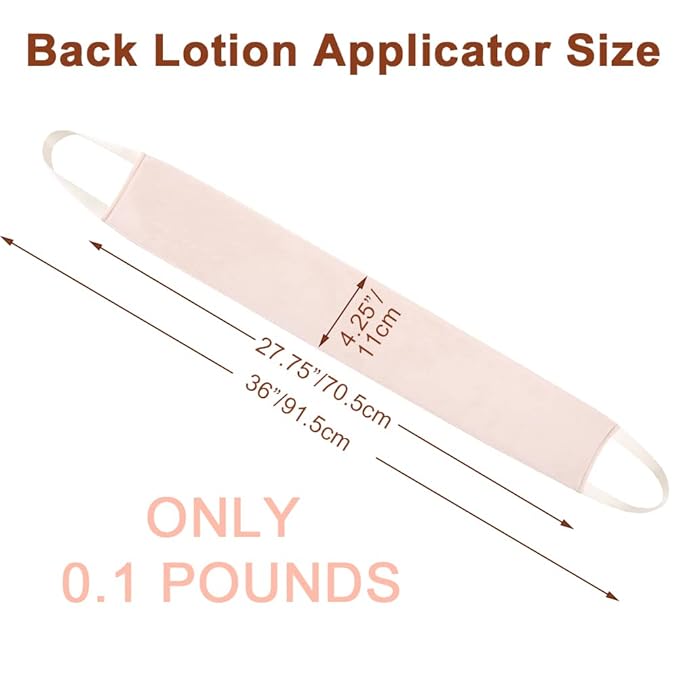 Lotion Applicator for Back, Self Back Tanning Applicator Back Lotion Applicators Tanning Back Applicator Double Side Used Soft Smooth Even for Lotions Mousses Creams