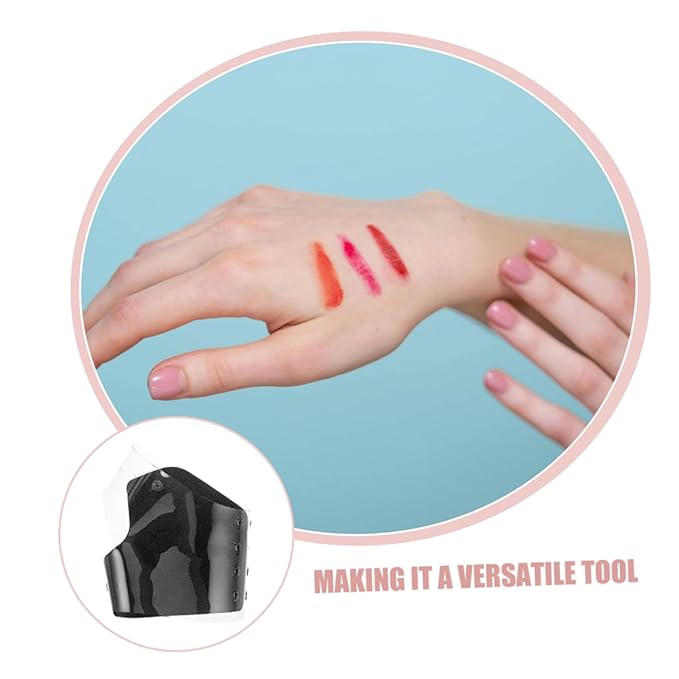 FRCOLOR 2pcs Makeup Mixing Palette Gloves Comfortable Stain Hand for Foundation Eyeshadow Reusable Beauty Tool for Professional Makeup Artists and Enthusiasts