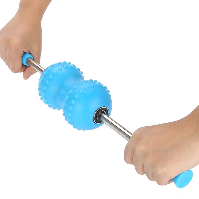 Taidda Massage Roller, Portable Multifunctional Body Muscle Yoga Massage Roller Stick Pain Relief Stick