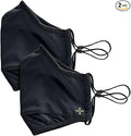 Tommie Copper Community Wear Face Masks I Double Lined, Copper Infused, Ear Straps & Nose Wire, Face Covering (Pack of 2)