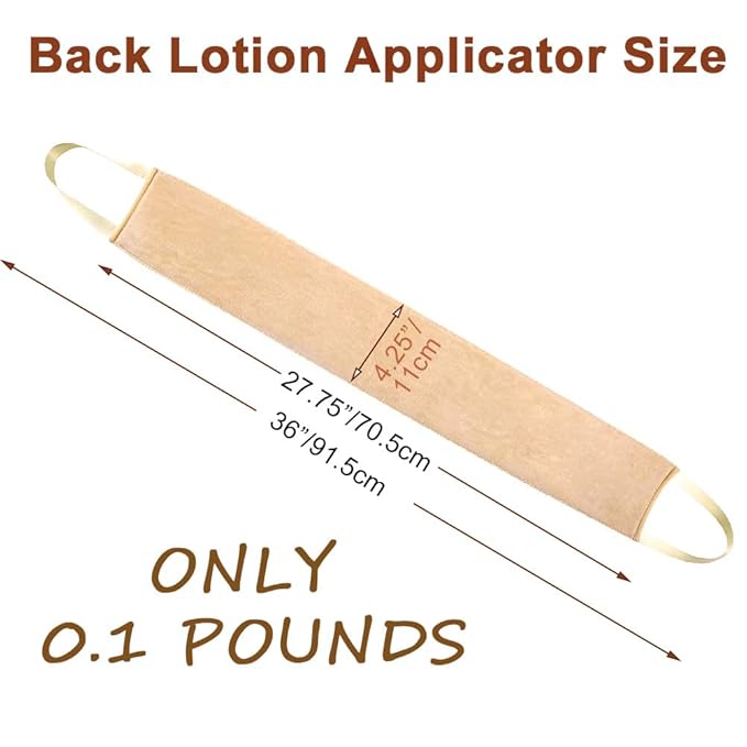 Self Tanner Back Applicator - Back Tanning Applicator for Easy Self Tan Back Applicator Application, Back Applicator for Self Tanning, Lotion, Cream & Moisturizer for Smooth Coverage
