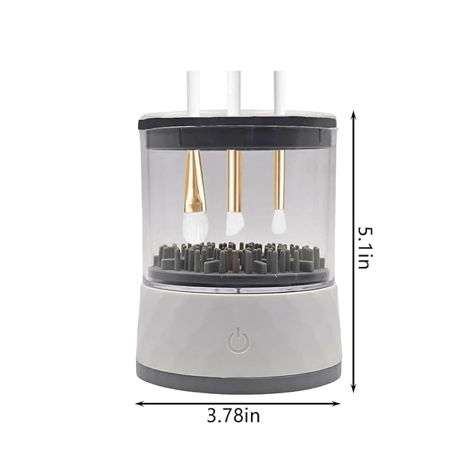1PC Electric Makeup Brush Cleaner Machine, Portable Deep Clean Washer for Cosmetics Brushes, Fast & Easy Cleaning Tool