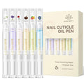 Born Pretty 6Pcs Nail Cuticle Oil Pen,Cuticle Revitalizer Oil Nails Nutrition Oils Repair Nail Care Essential Oils,Nail Art Treatment Softening Pen Tool Nails Moist Nail Strengthener